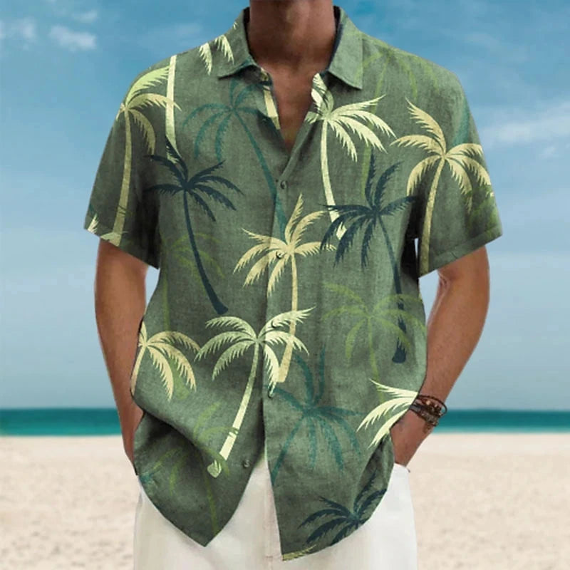 חולצת הוואי שחר